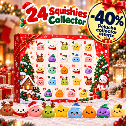 Calendrier de l’Avent 24 Squishies Collector