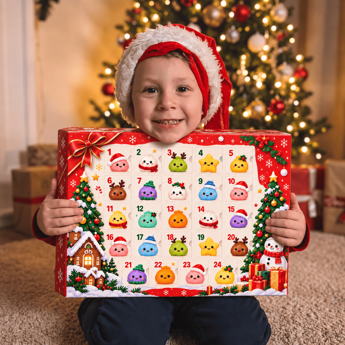 Calendrier de l’Avent 24 Squishies Collector