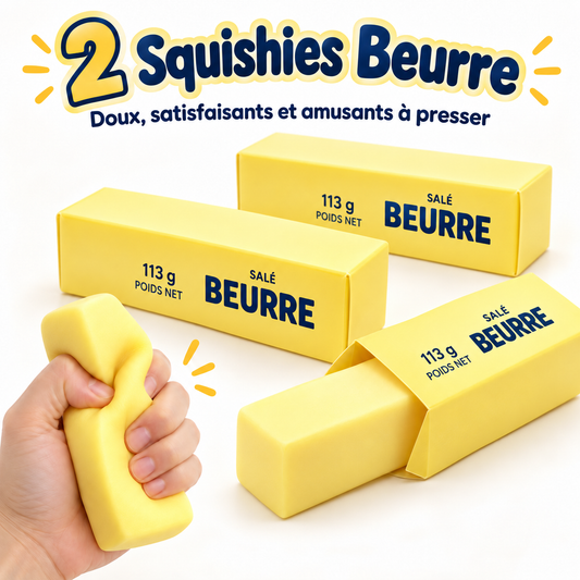 2 Squishies Beurre Mystère